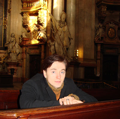 Сергей БезруковВ Соборе св.Микулаша в Праге, декабрь 2006